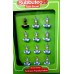 Subbuteo Andrew Table Soccer Greece European Champions 2004 on special WSB Professional bases